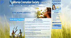 Desktop Screenshot of california-cremation.com